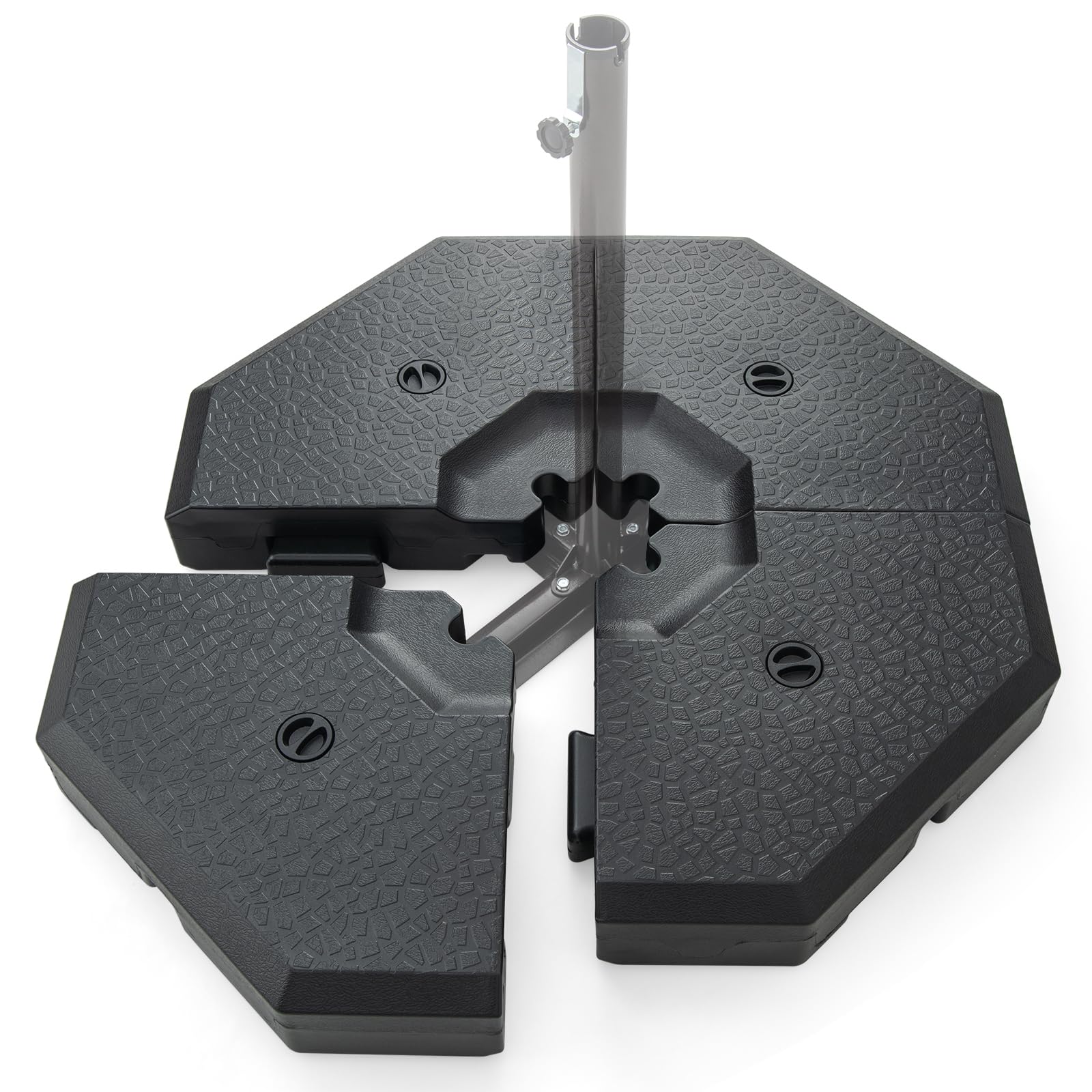 Tangkula 4PCS Patio Cantilever Offset Umbrella Base Weight Stand